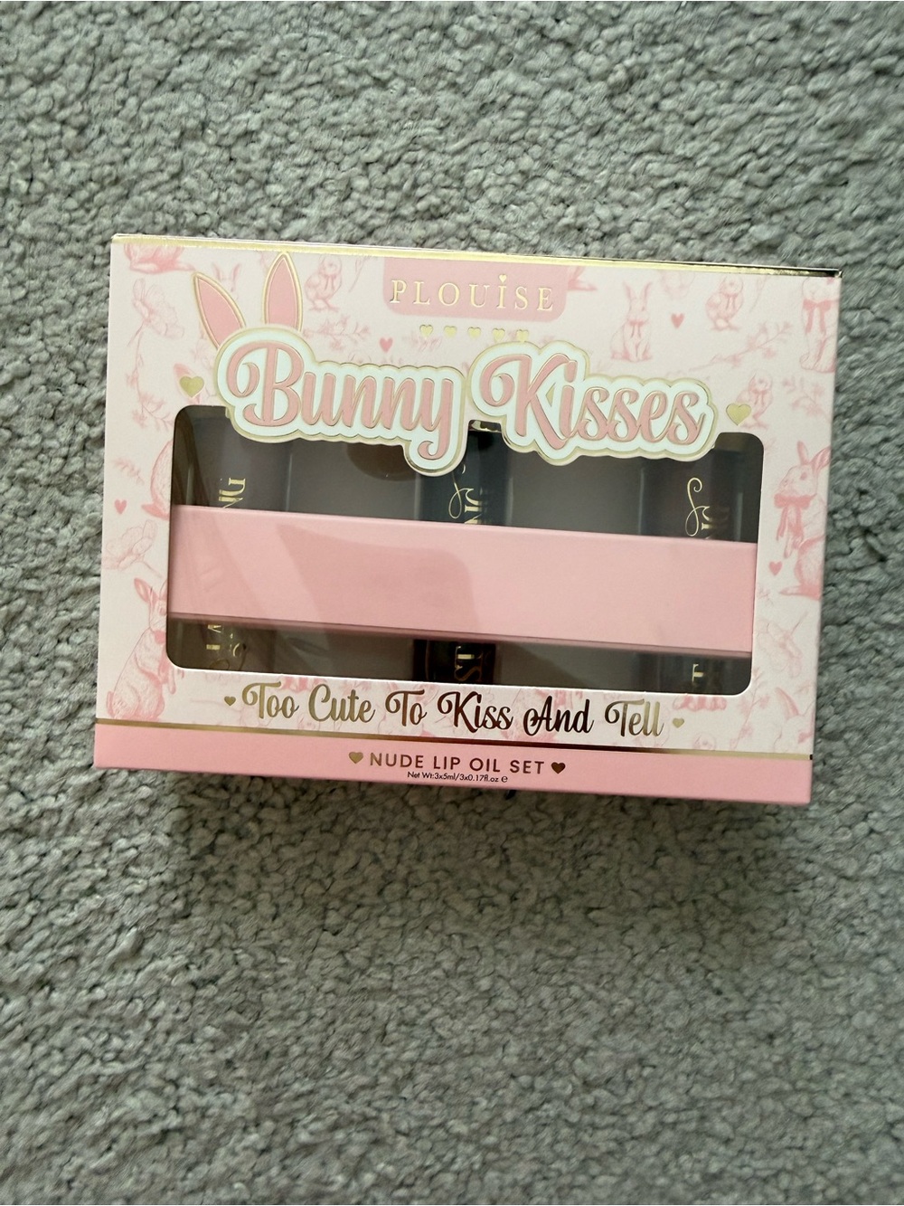 P.Louise Bunny Kisses Nude Lip Oil Kit